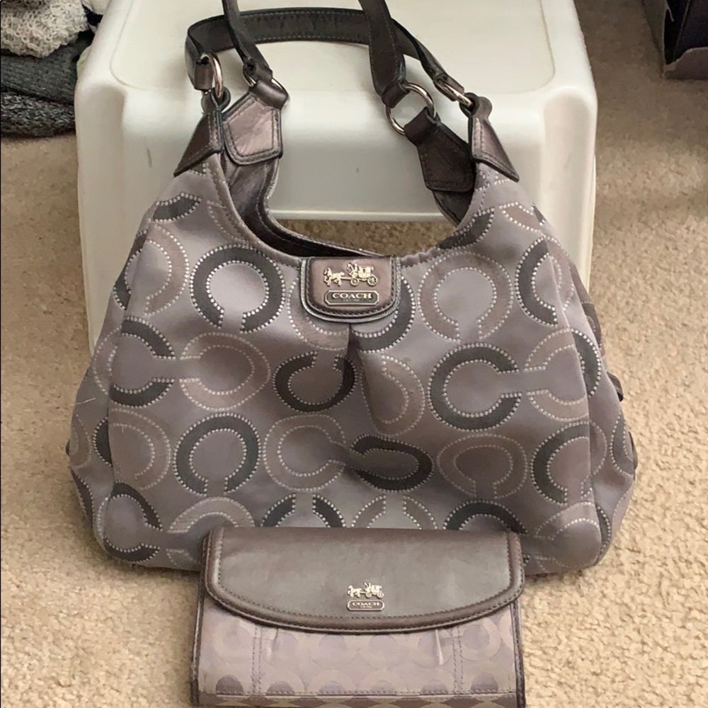 Coach pocketbook and wallet